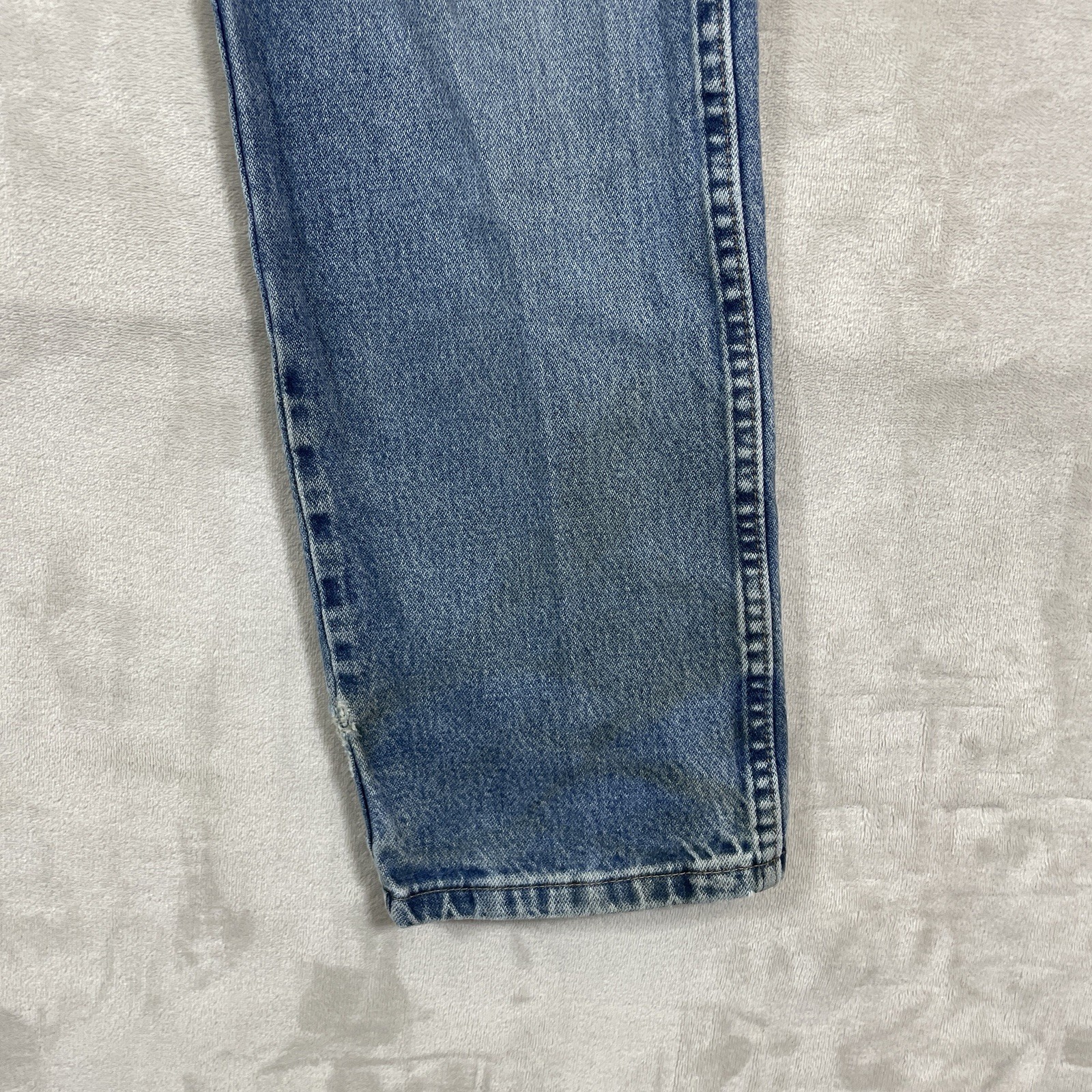 Wrangler 13MWZ Jeans 30×34 (fit 29×32) Cowboy Cut Whisker Distressed Faded VTG