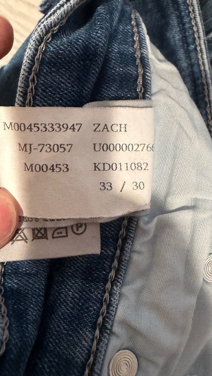 Mavi Zach Straight Leg Mid Blue Jeans