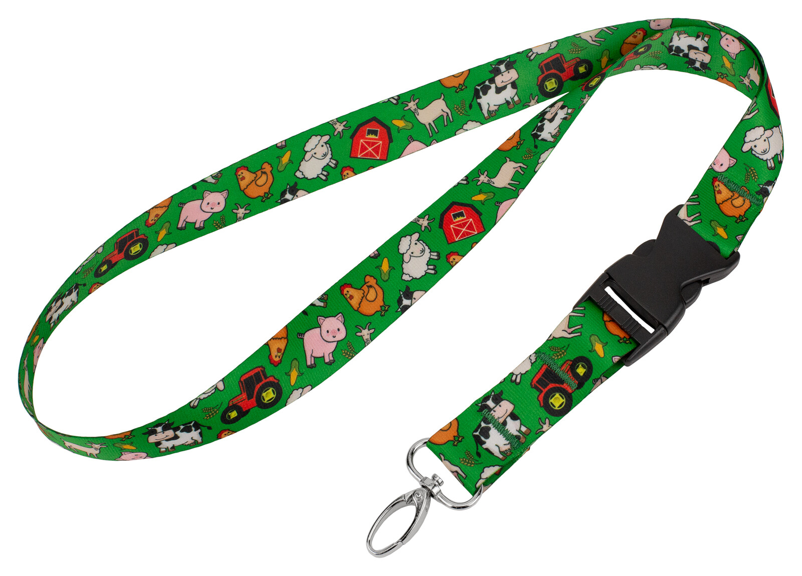 Country Brook Design® 1 Inch Farm Life Y’all Neck Strap Lanyard