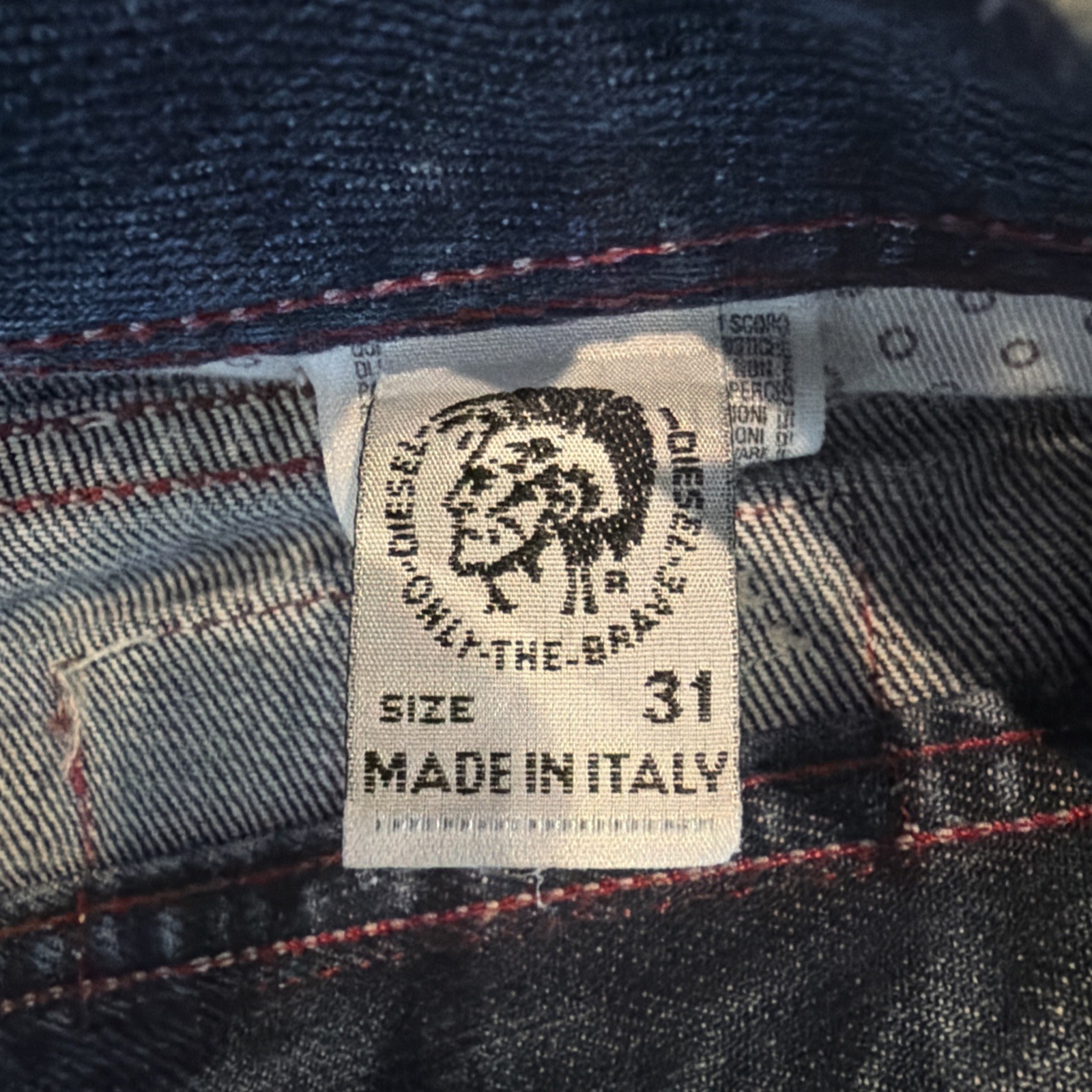 Diesel Zathan 2005 VINTAGE RARE Bootcut W31xL30 Wash 70C Original Hem