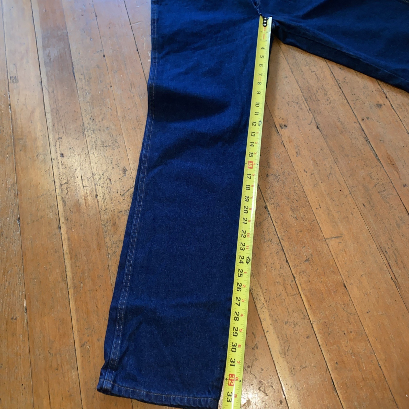 Rustler by Wrangler Regular Fit Straight Dark Blue Men’s Jeans 34x 34 NWT