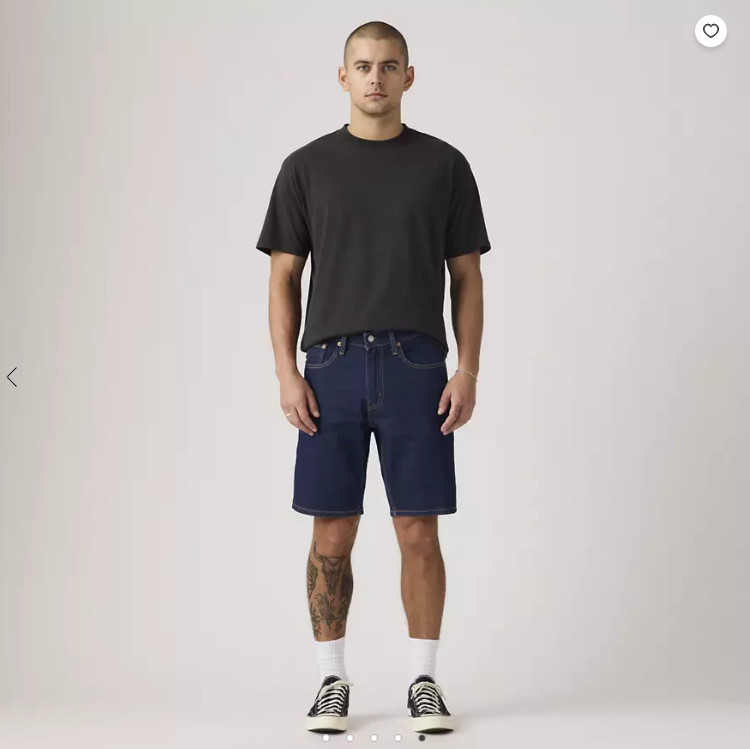 Levi’s 445 Athletic 10″ Men’s Shorts – Icarus Sun Short – Dark Wash – Stretch