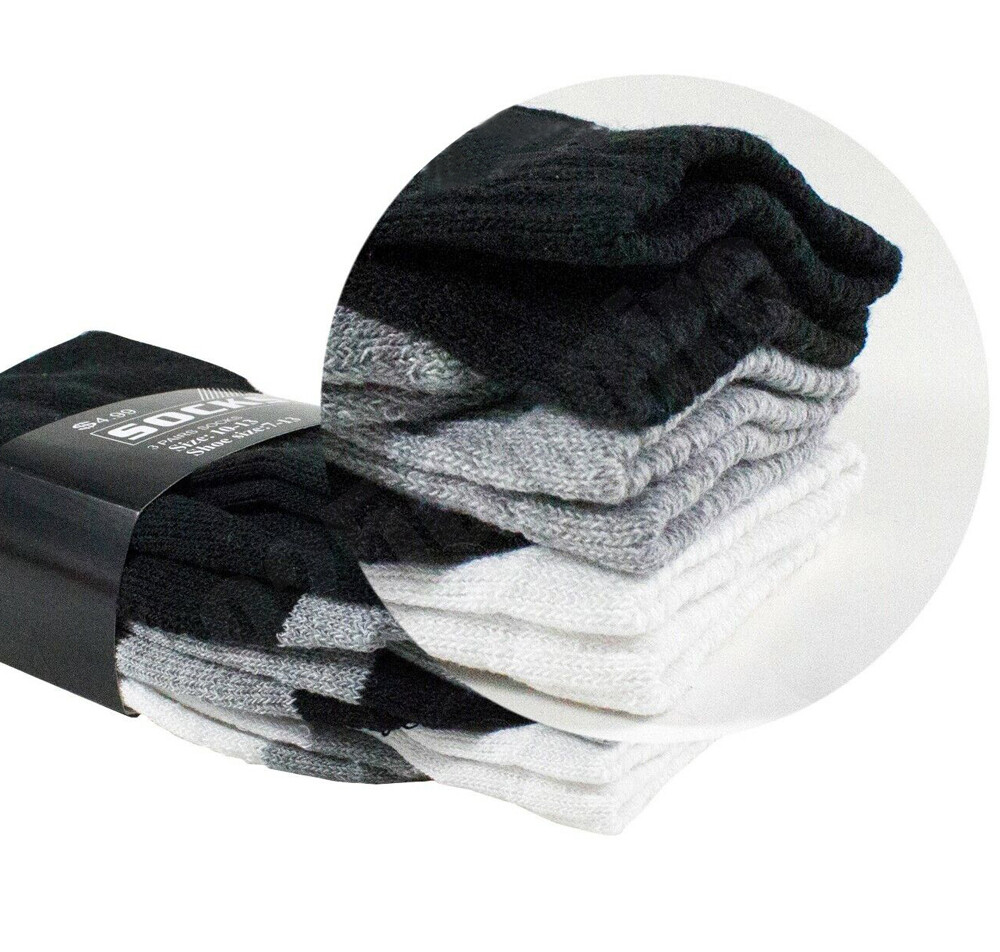 3/6/12 Pairs Men Sport Athletic Thick Cotton Ankle Low Cut Socks Size 9-11,10-13