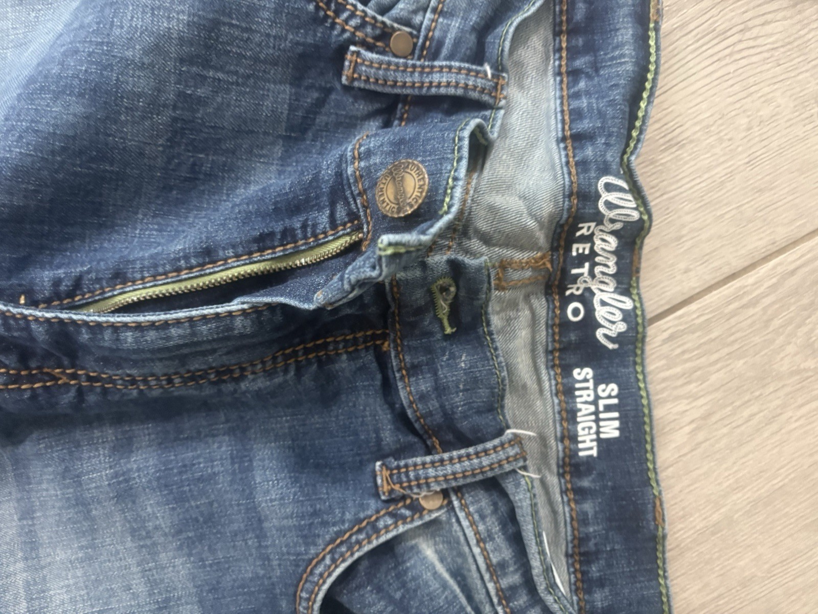 wrangler pants slim straight 36×32