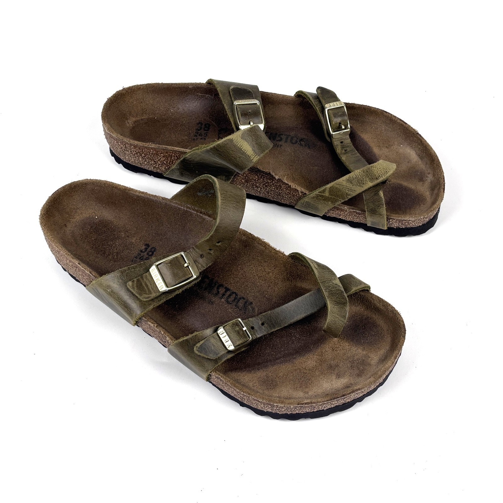 Birkenstock Mayari Women’s Leather Sandals Size 38 Regular/Wide
