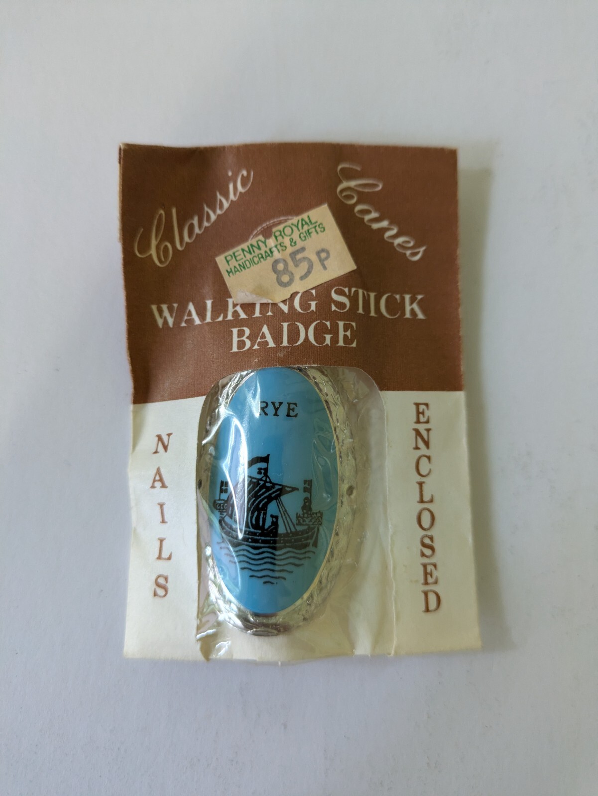 WALKING STICK BADGE / MOUNT – You Pick – NEW OLD STOCK – UK / EUROPE