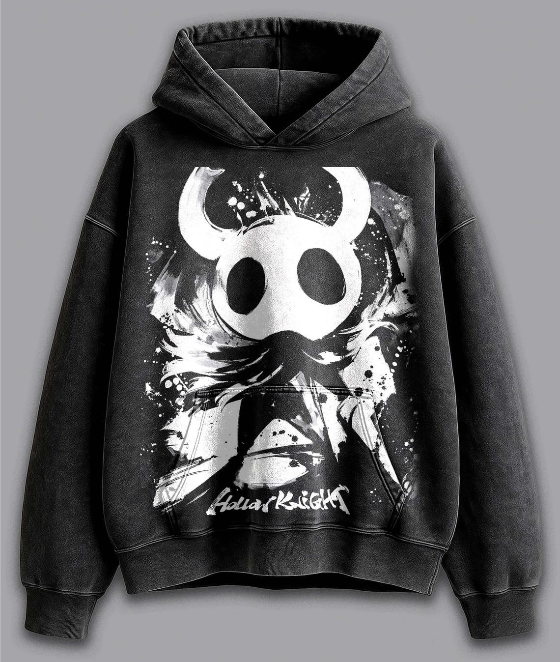 Bleached Ink Hollow Knight Silksong , Acid Wash T-shirt, Sweatshirt , Hoodie