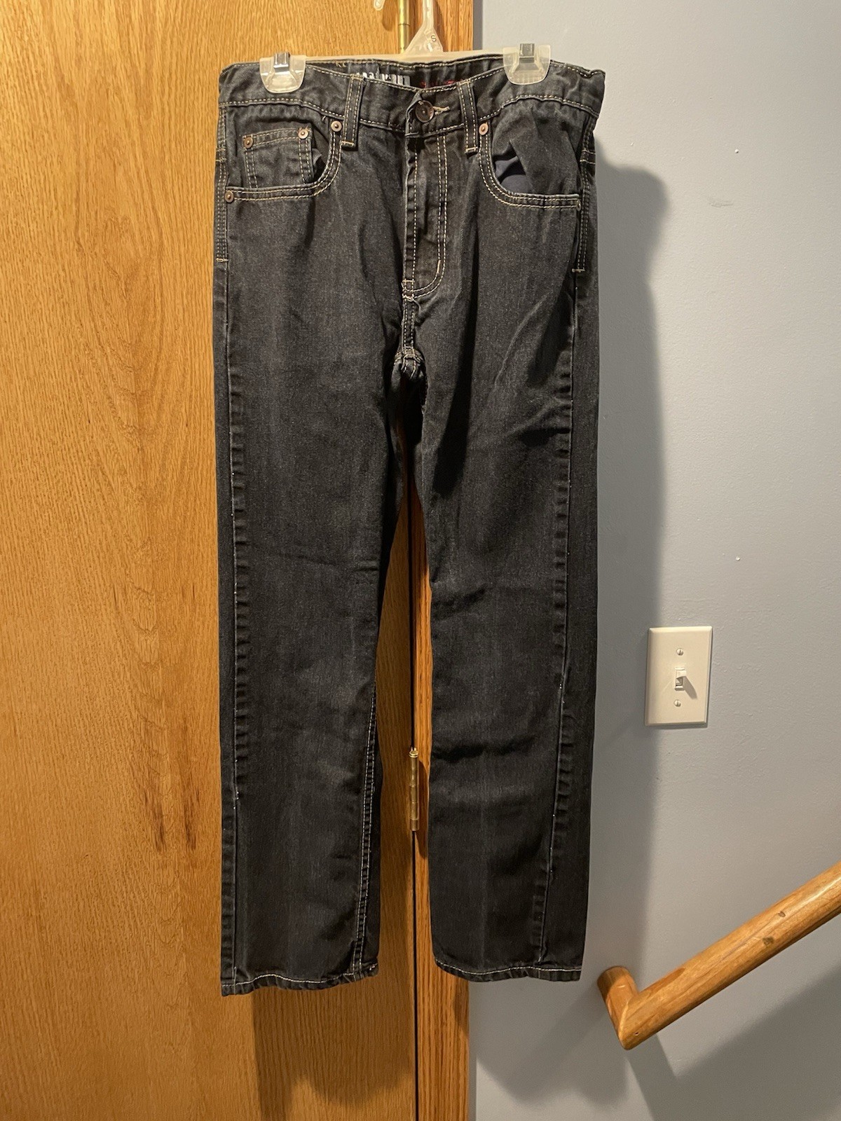 A Mix Of 5 Pairs Of Boys Size 14 Jeans. All Have Adjustable Waist