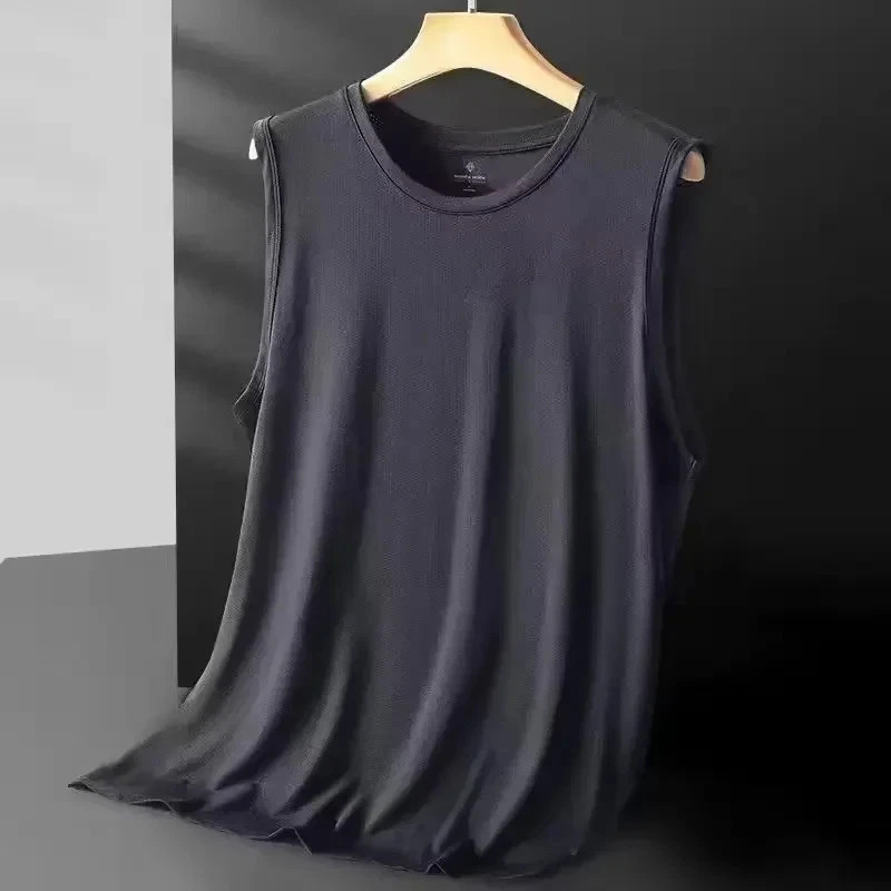 Men’s Ice Silk Mesh Vest Lightweight Sports Summer Wear Sleeveless T-shirt Tank