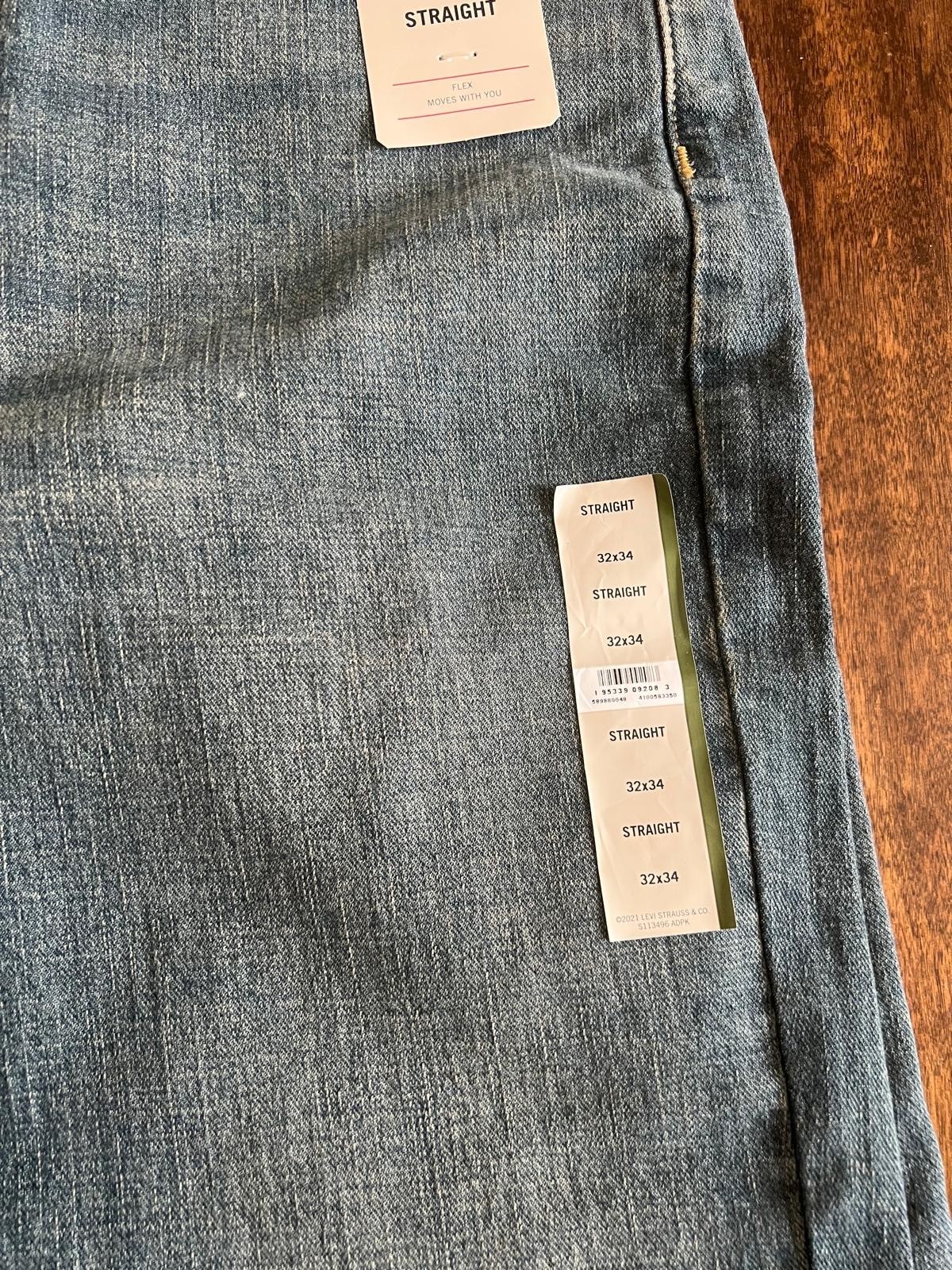 Signature By Levi Strauss NEW Men’s Straight Size 32×34