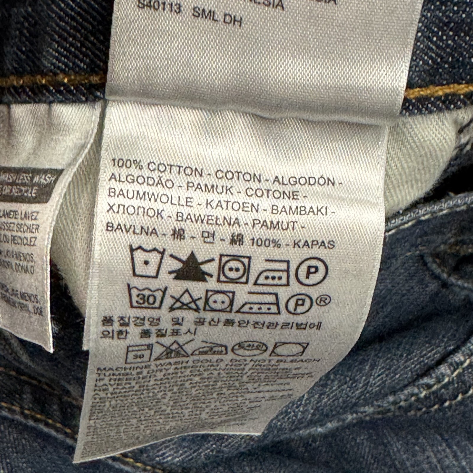 Levis Jeans Mens 30×27 Blue 527 Bootcut Denim Pants Western Faded (Tag30x30)