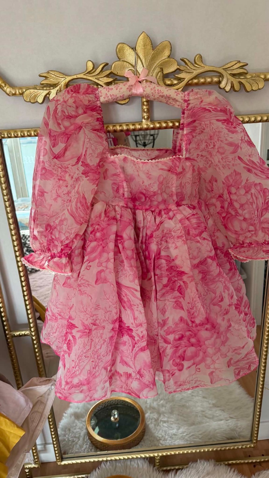 selkie dress babydoll toile lace puff XXS