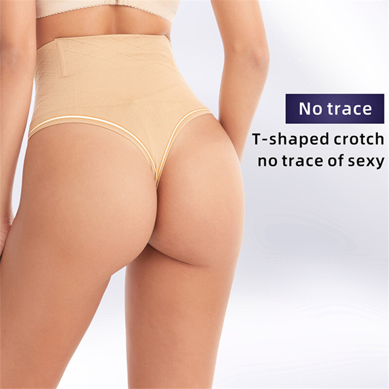 Women’s Shaping Thong Panties Tummy Control Shapewear High Waist Underwear Body
