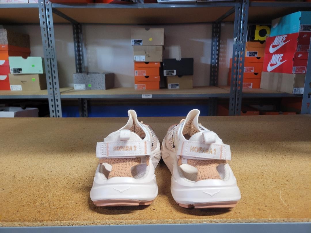 Hoka One One Hopara Women Sandals 1147670 Cream Cedar Size 6, 7.5 & 10.5