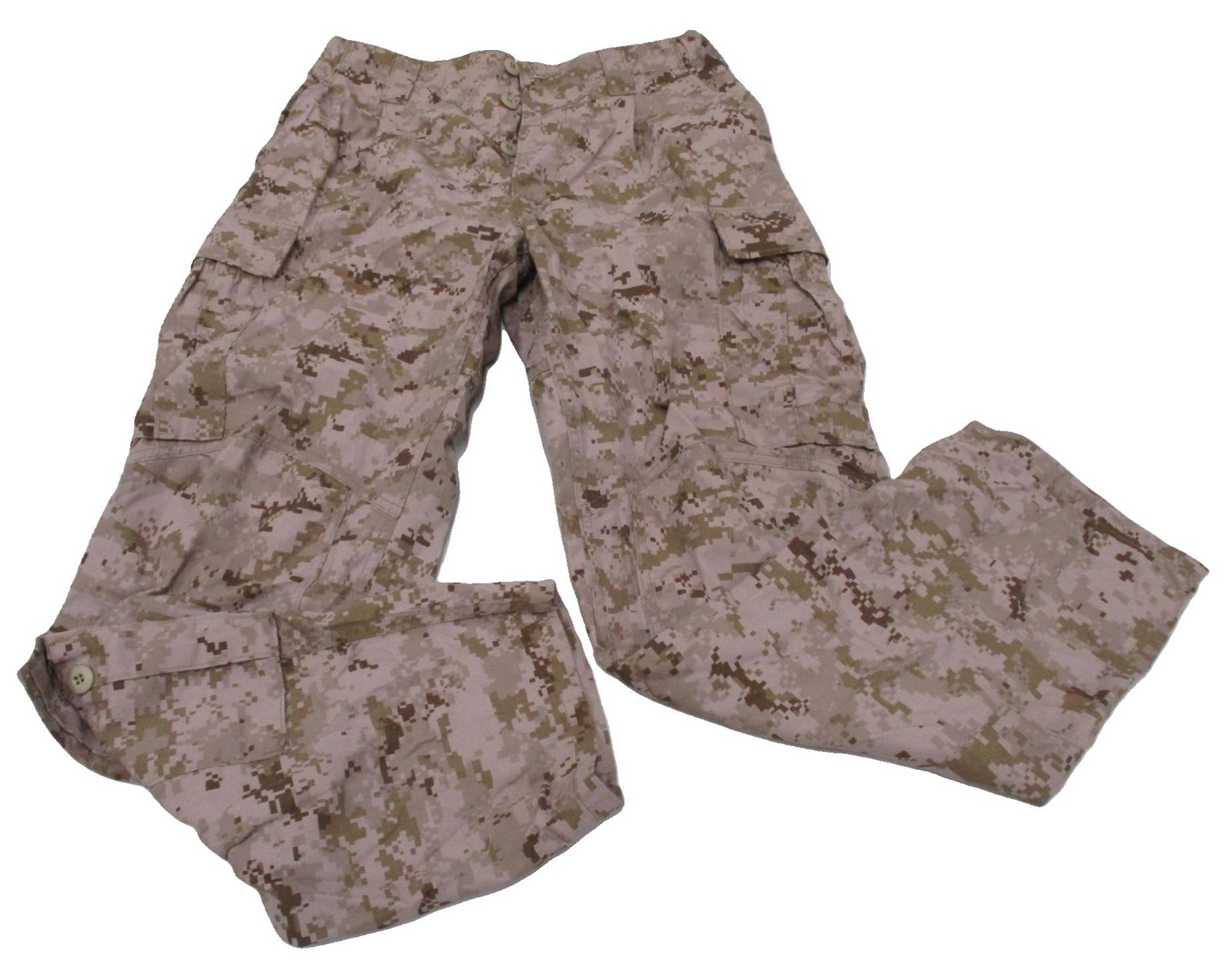 NEW USMC DESERT MARPAT FROG COMBAT PANTS MEDIUM/REGULAR MARINES ENSEMBLE TROUSER