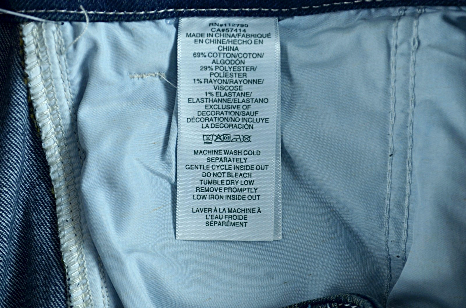 True Religion Jeans Men’s 31×32 Blue Wash Utility Cargo Denim Pants NWT