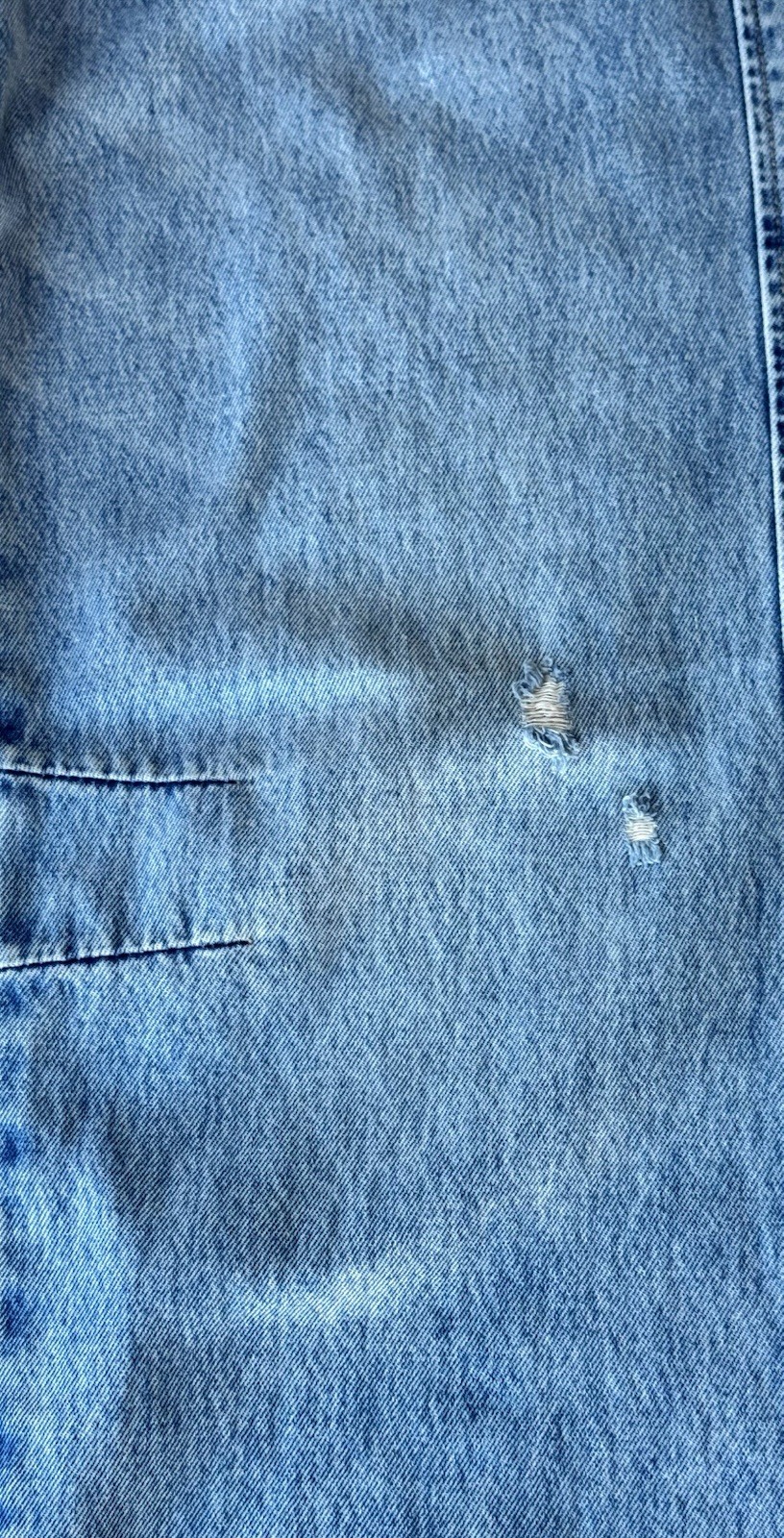 NWT Hidden Los Angeles ALYX Baggy Barrel Jeans High Rise Distressed Womens 25