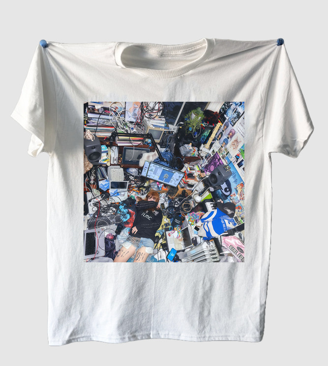 I Love My Computer Ninajirachi white T-shirt short sleeve VDF029
