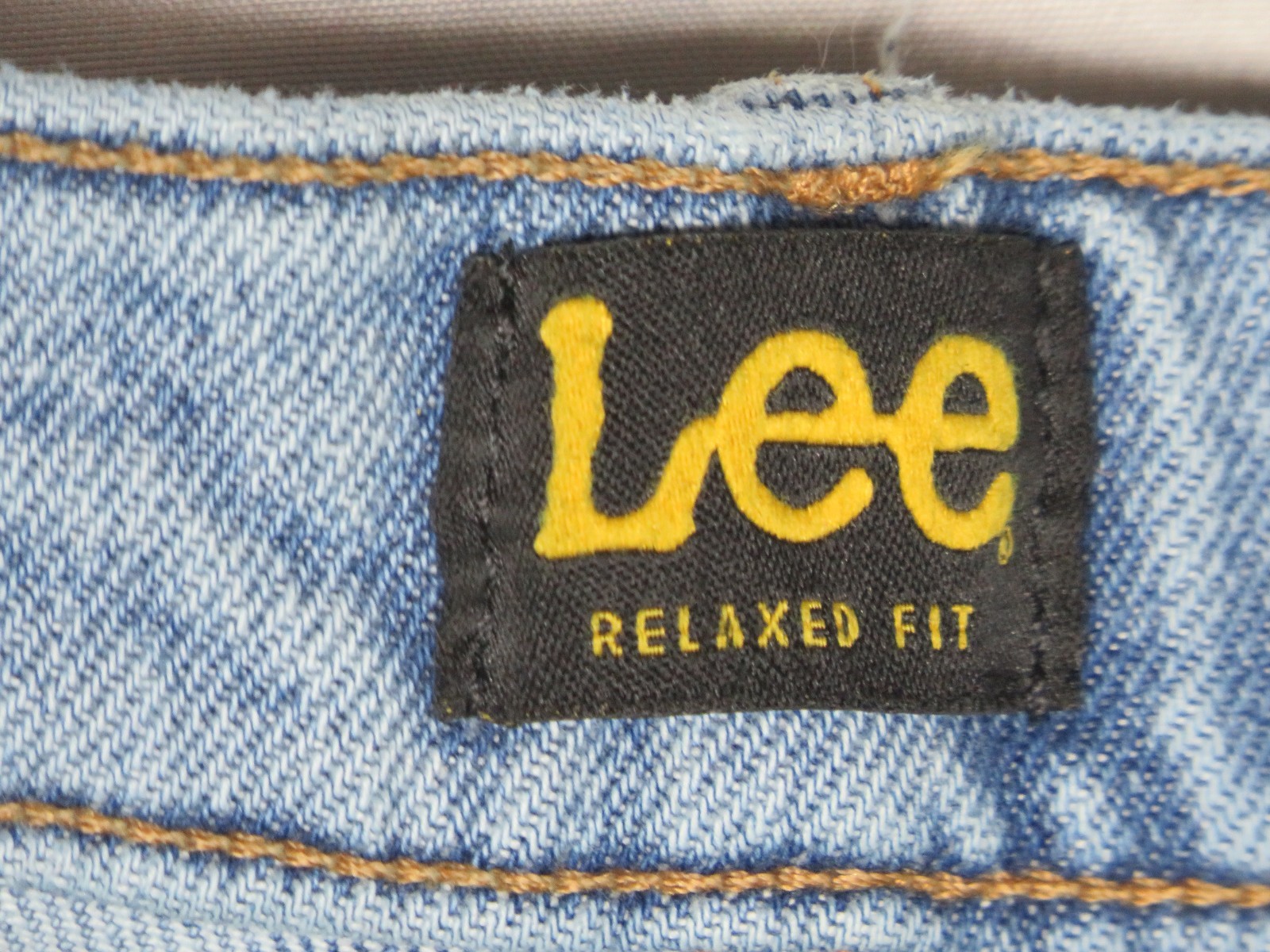 LEE MENS BLUE JEAN 33X30 RELAXED FIT 102025549 STRETCH COTTON DENIM DUNGAREES