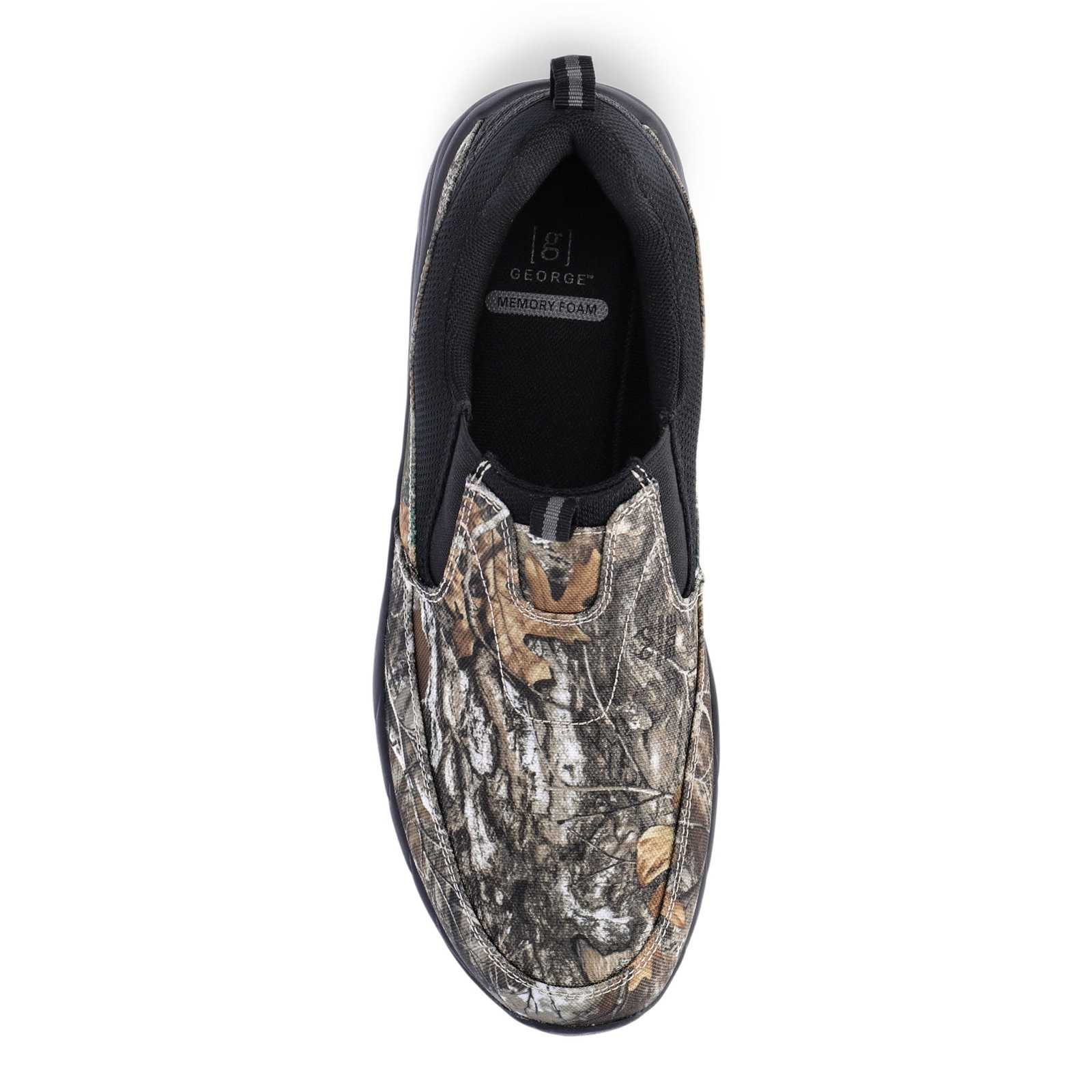 George Men’s Realtree Edge Camo Casual Slip-on Goring Rugged Moc Shoes: 7-13