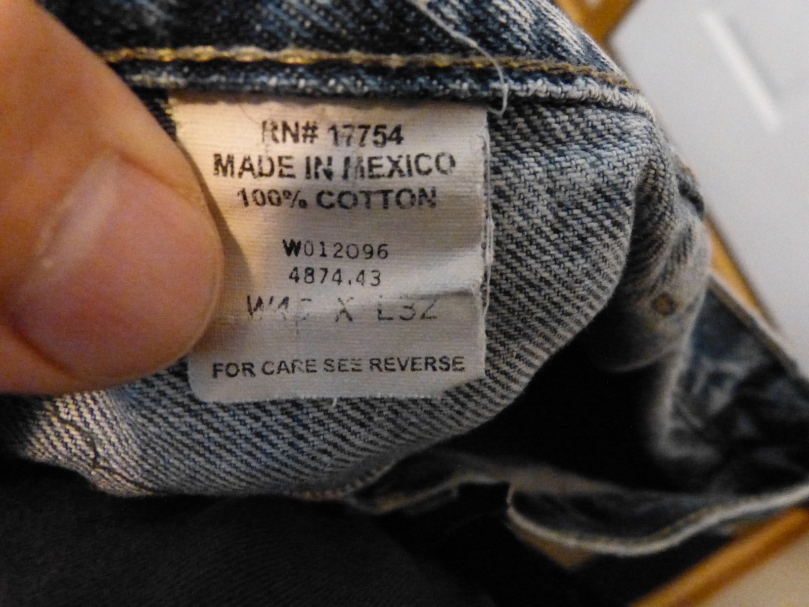 vintage relaxed mens jeans key 46×32