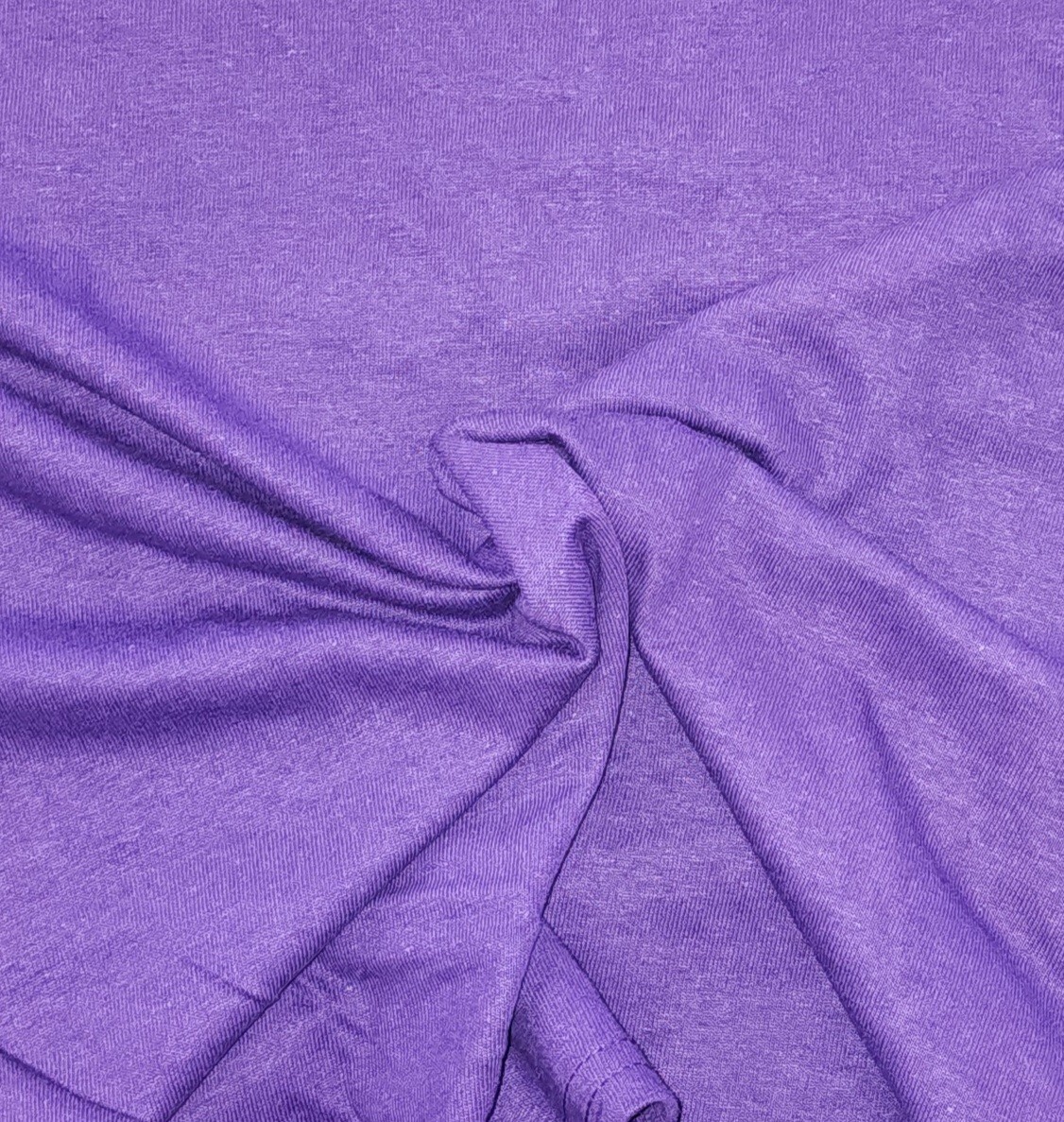 Gildan Adult Purple Pre-Shrunk Heavy Cotton Crew Neck T-Shirt Size L