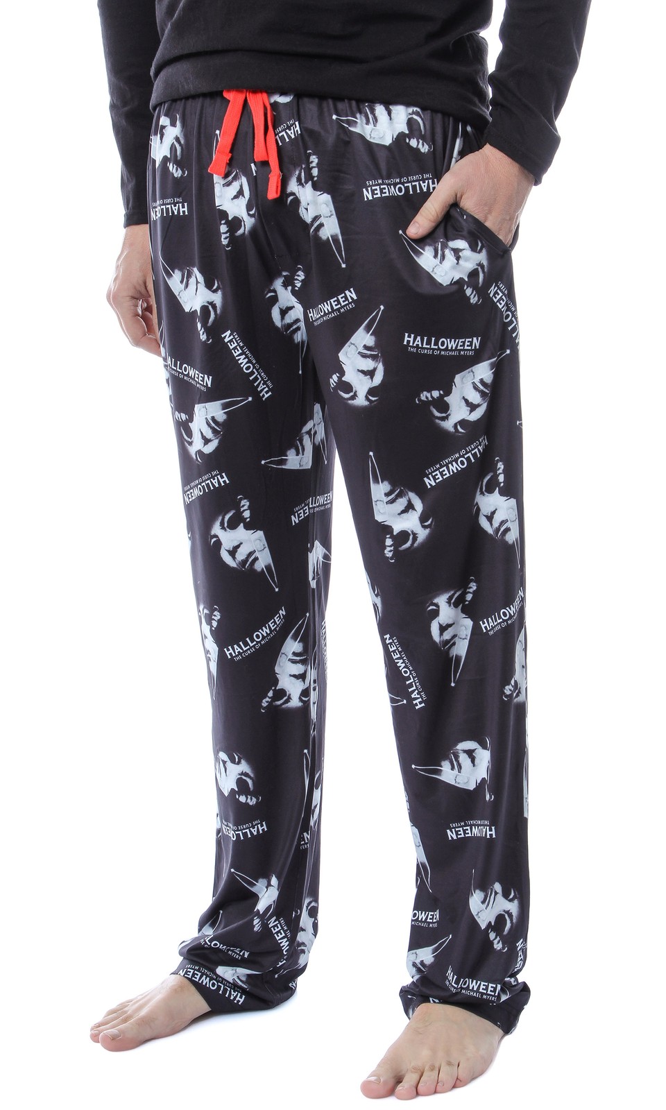 Halloween Michael Myers Men’s Horror Film Allover Pattern Pajama Pants