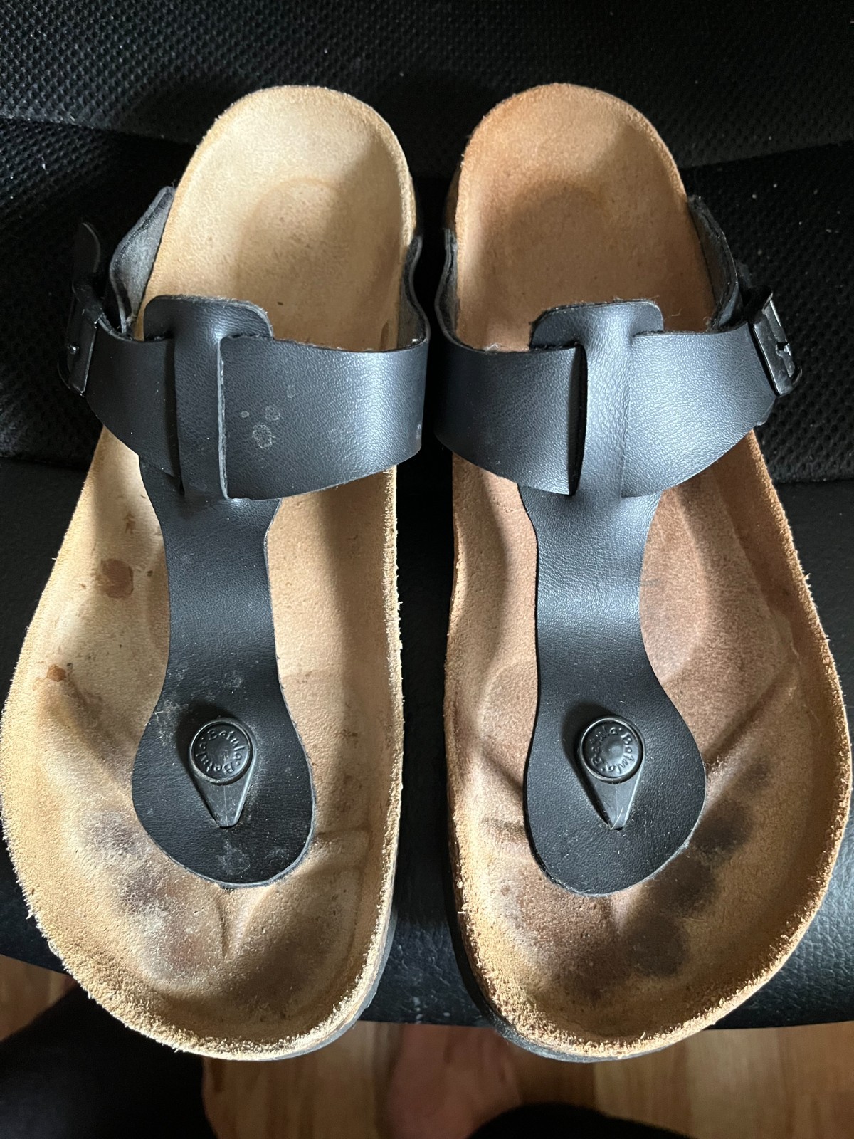 Birkenstock Gizeh Thong Sandals Women’s Black SIZE L9M7 EU 40