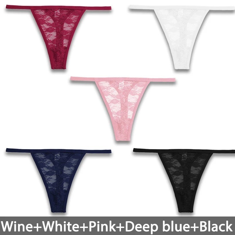 4 Pack Womens mini Thongs Micro G-String Sexy Silky Underwear Lingerie Panties