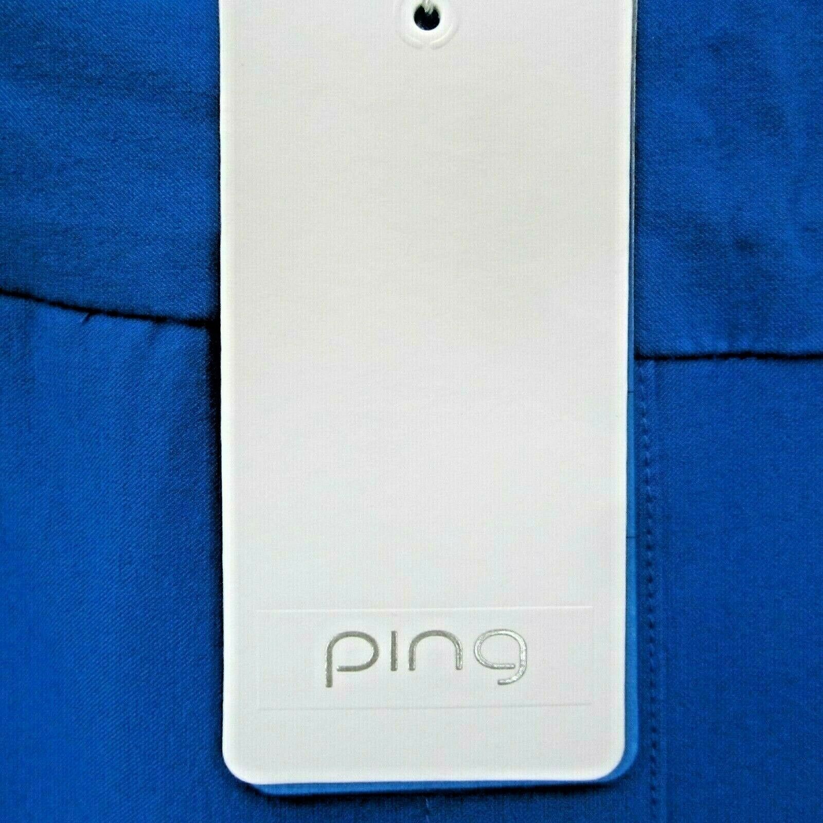Ping NEW Adele Golf Shorts Snorkel Blue Size 6 9″ Inseam Bermuda Stretch Womens