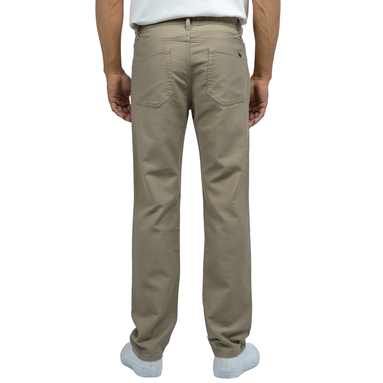 JACHS Men’s 5 Pocket Stretch Twill Pants Straight Fit Casual Travel Flex NWT