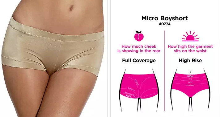 MAIDENFORM Dream Boyshort PANTIES 5 8 9 (3 Colors) 40774 NWT
