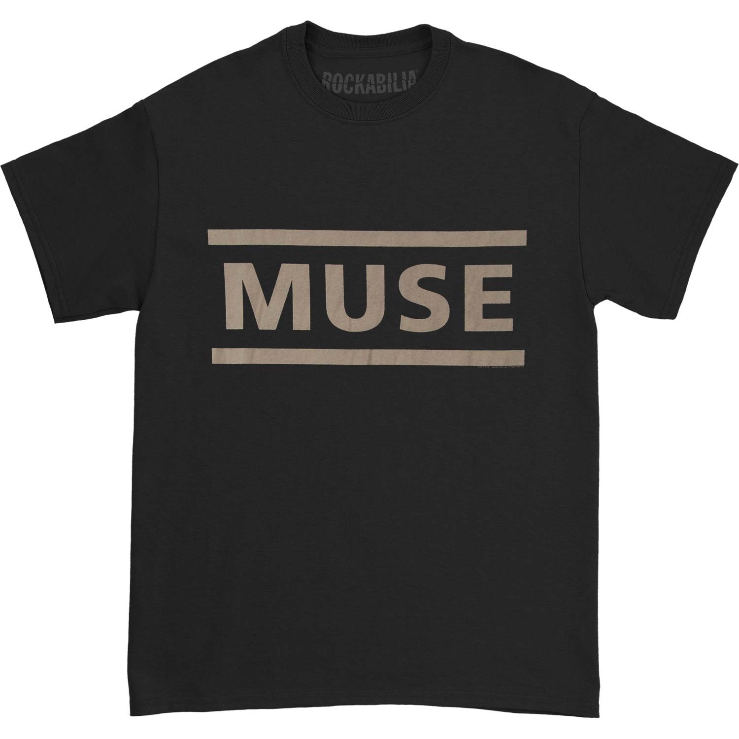 Men’s Muse Clean Logo T-shirt Medium Black