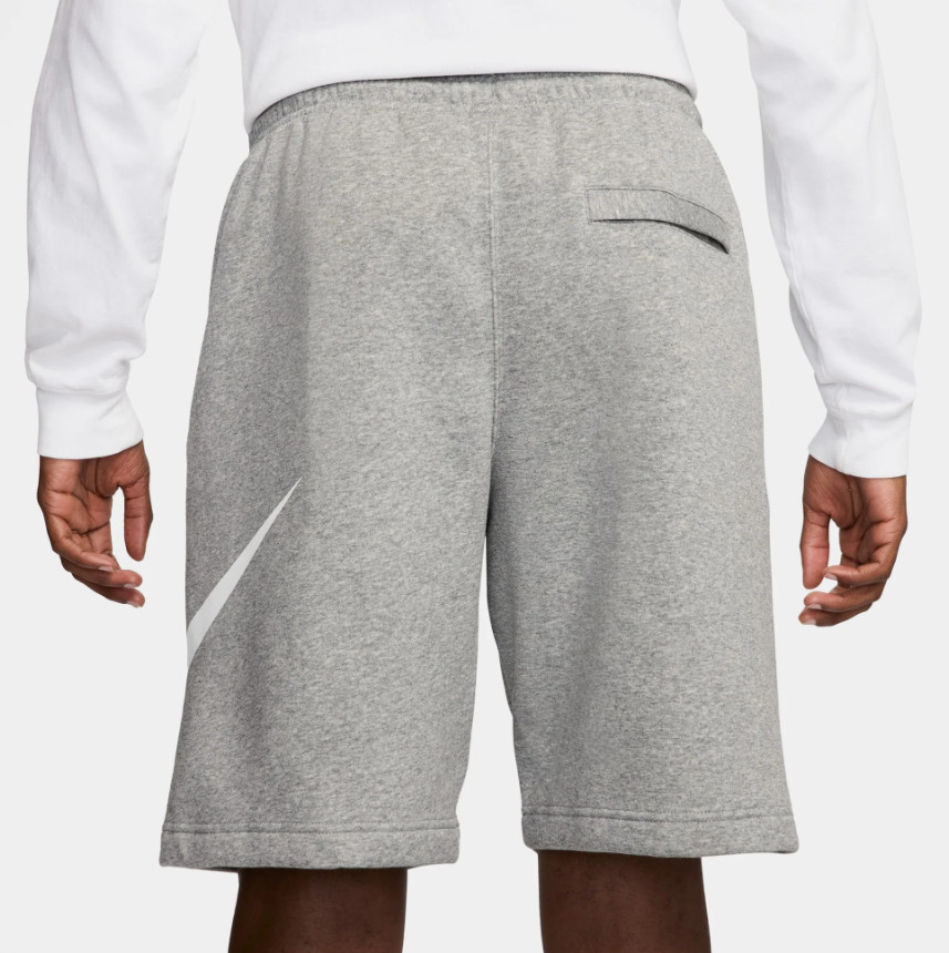*NEW* Men’s NIKE Essential Club Swoosh Graphic Sweat Short Grey (FN3906 063) 👍