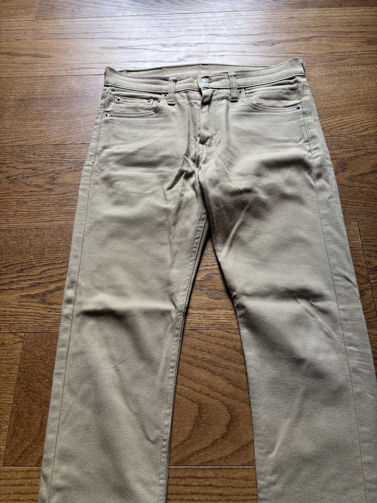 Levi’s 510 Slim Fit Jeans Khaki Tan Stretch Pants Men’s 30×30 W30 L30