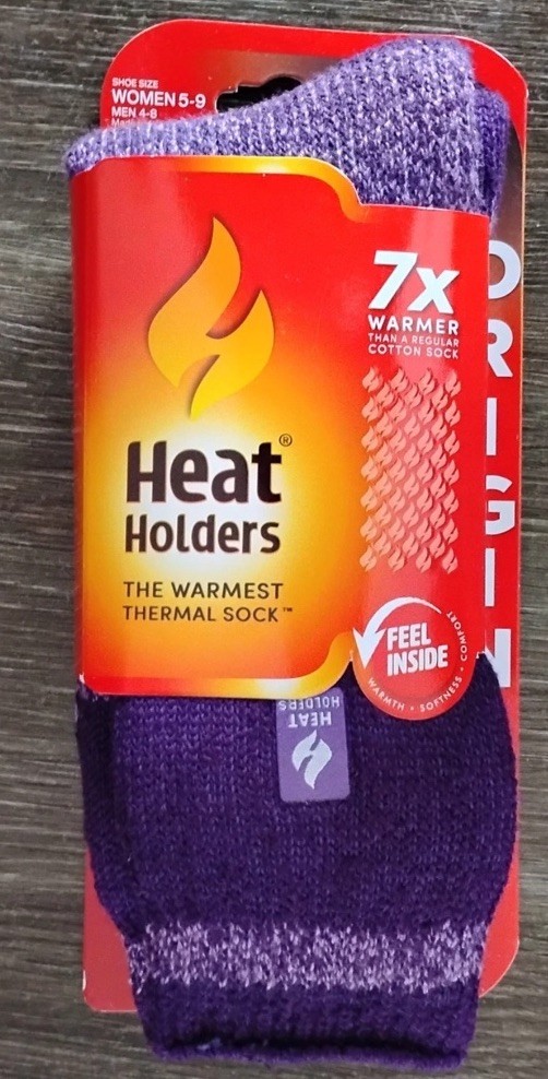 Heat Holders Thermal Socks Size W-5-9 Men 4-8 NEW WITH TAGS
