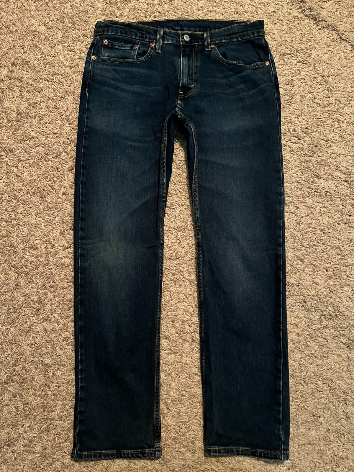 Levi’s 502 Jeans Regular Tapered Mens tag=32×32 (MEASURED 33×30) (9346)