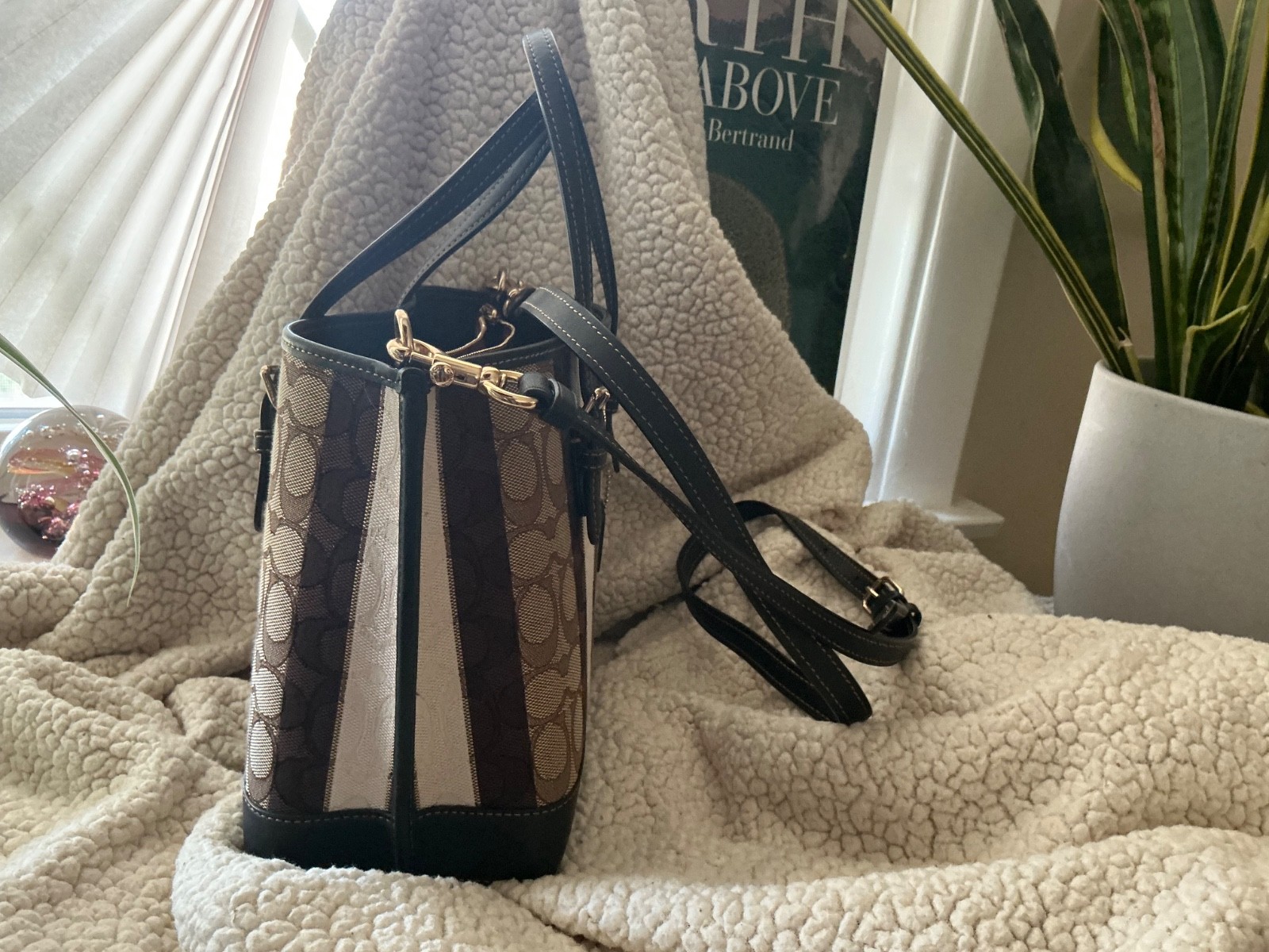 Coach Mollie Tote 25 Leather Authentic Designer Bag- Excellent Condition!