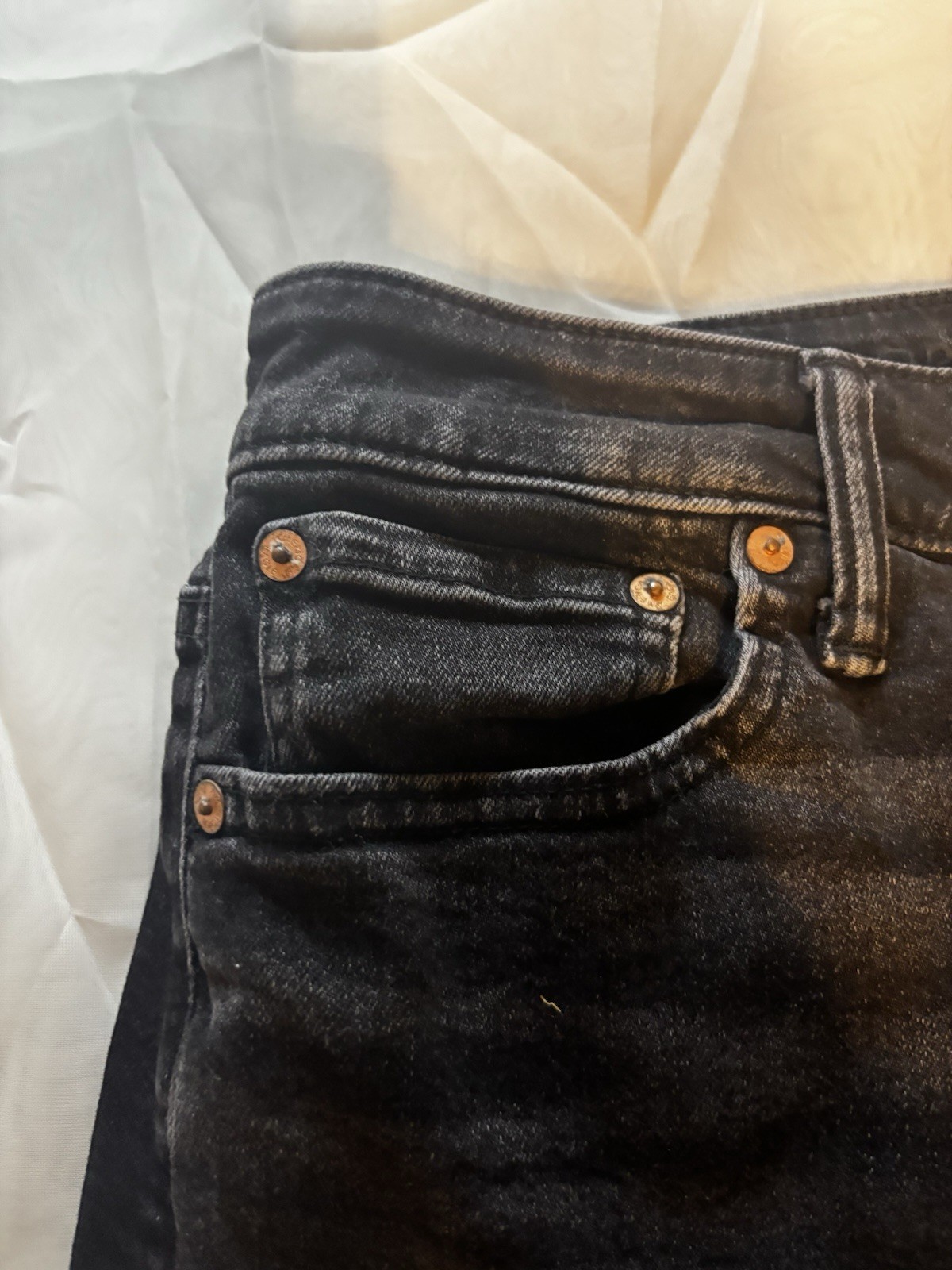 American Eagle AirFlex+ Men’s Black Slim Skinny Mid Rise Stretch Denim Jeans
