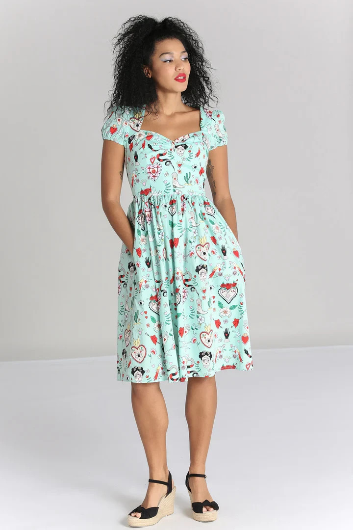 Hell bunny Tijuana Midi Dress L