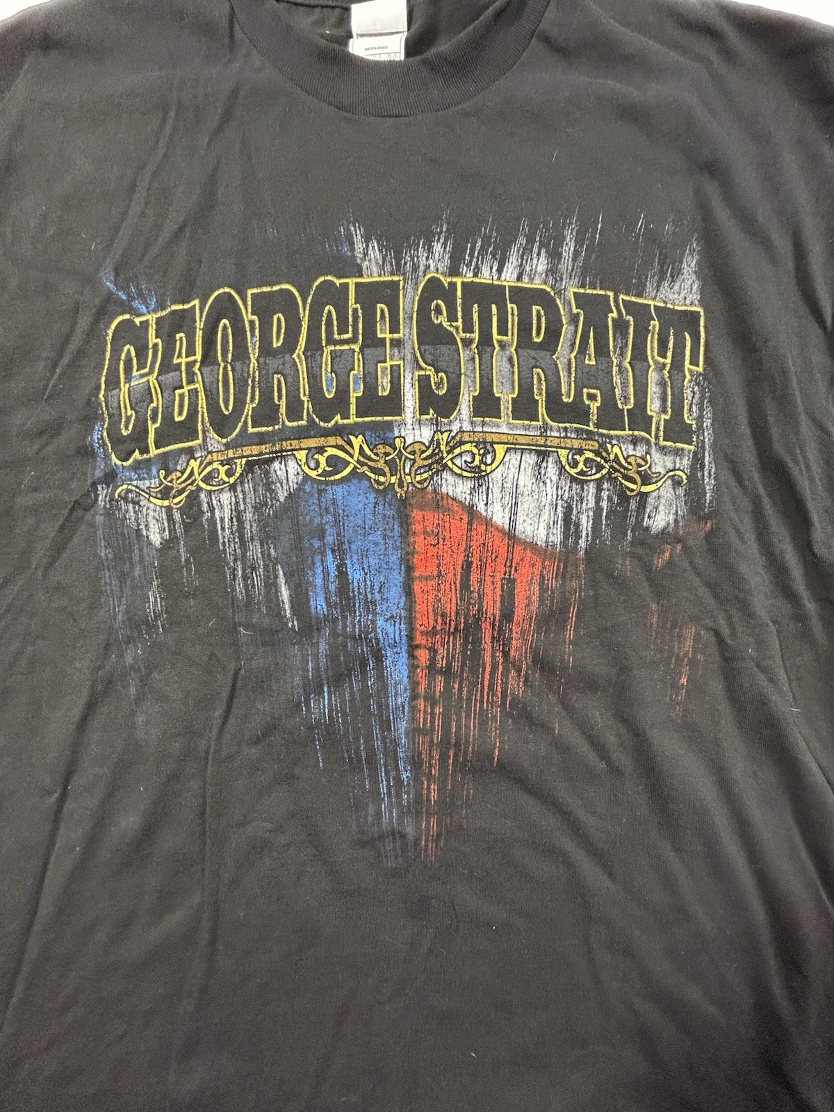 George Strait Concert Shirt Small Black Concert Here For A Good Time XL