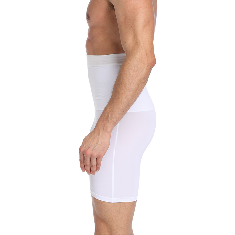 Men’S Body Shaper Tummy Control Slimming Shapewear Shorts High Waist Bdomen Trim