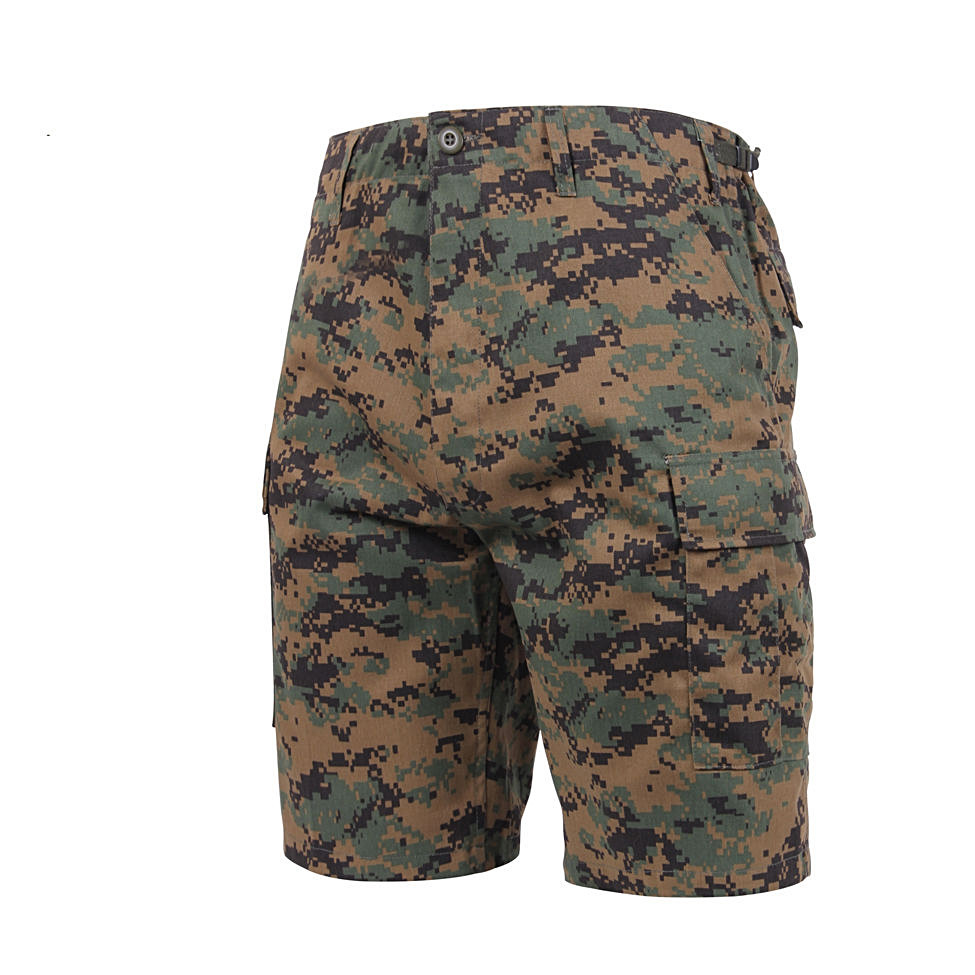 Woodland DIGITAL MARPAT Camo Combat CARGO SHORTS 10″ Inch Inseam BDU Style USMC