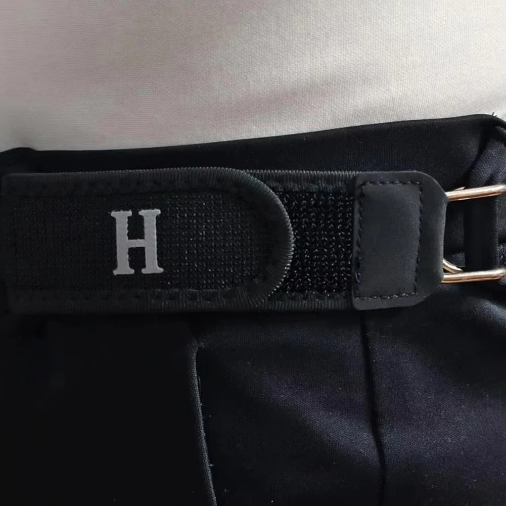 2PCS Tactical Metal Hook Elastic Belt Buckle-Less Invisible Waist Belt Closure