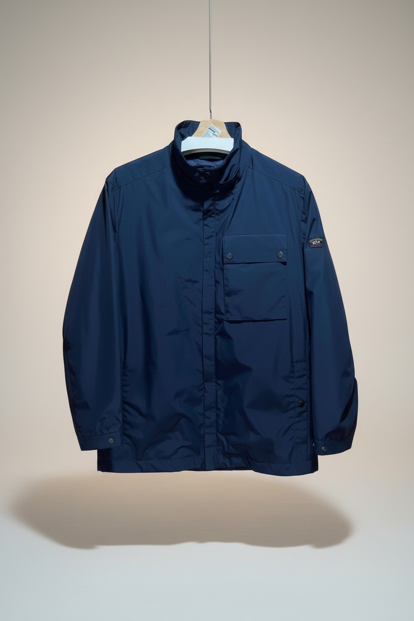 Paul & Shark Typhoon 20000 Jacket Navy Blue Men’s Size L Waterproof