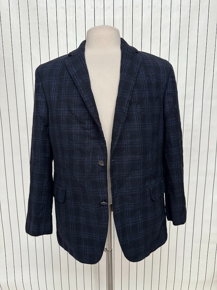 N/A Valutowood SPJ Men’s Blue Cell Blazer Size 44 R