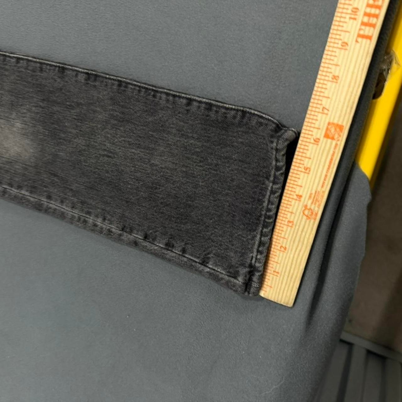 Levi’s 501 Black Wash Straight Leg Jeans Sz 29×32