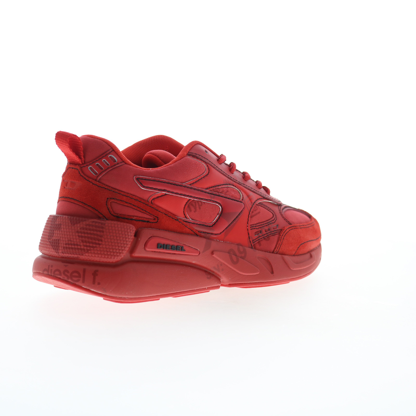 Diesel S-Serendipity Sport Mens Red Canvas Lifestyle Sneakers Shoes