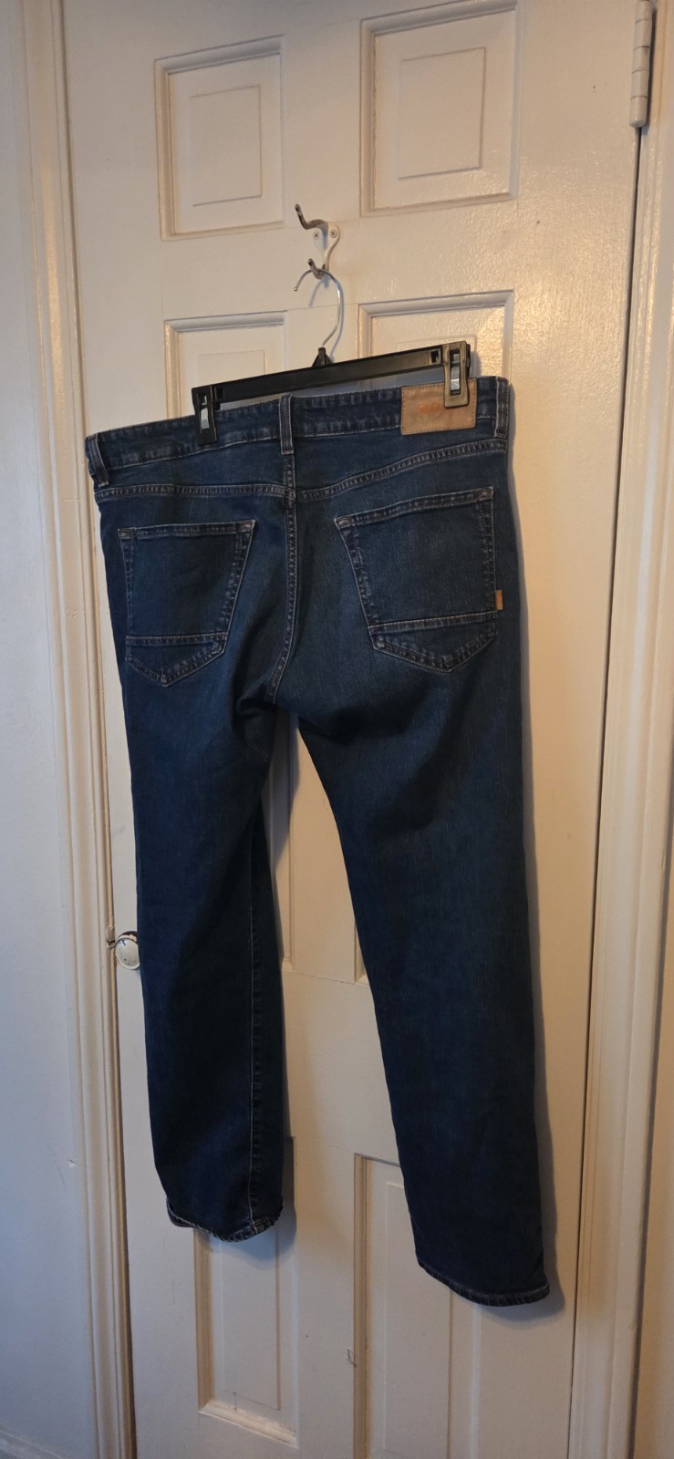 Vintage 90s Men’s Dark Blue Boss Designer Jeans Size 36×30