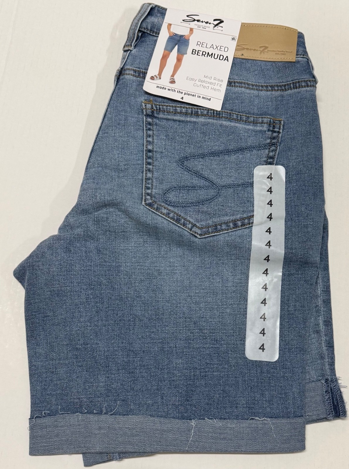 Women’s Seven7 Bermuda Denim Shorts- Asst colors & sizes